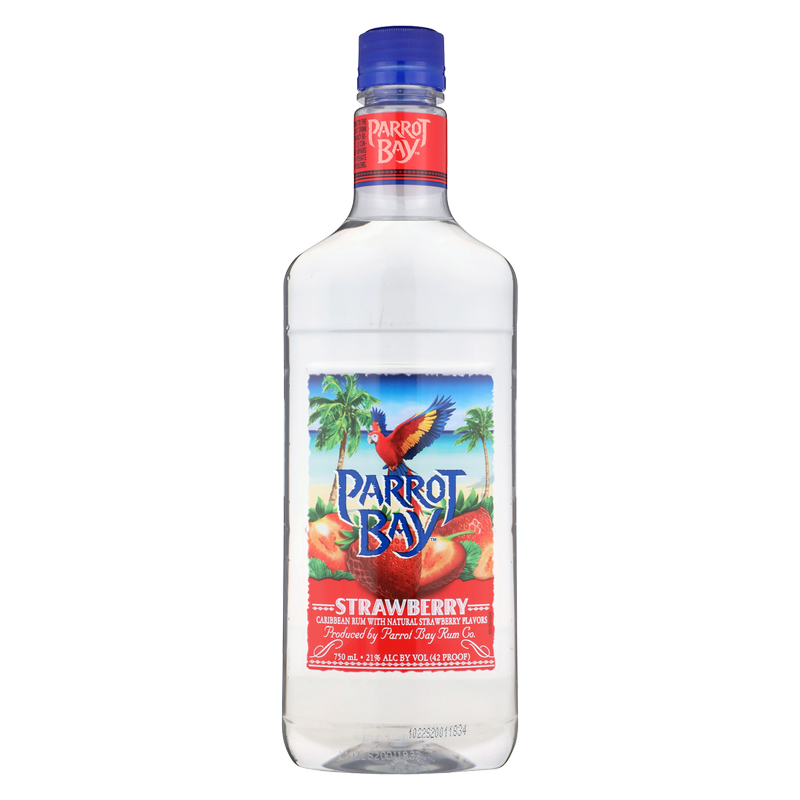 Parrot Bay Strawberry Rum Pet 750ml (70 proof)