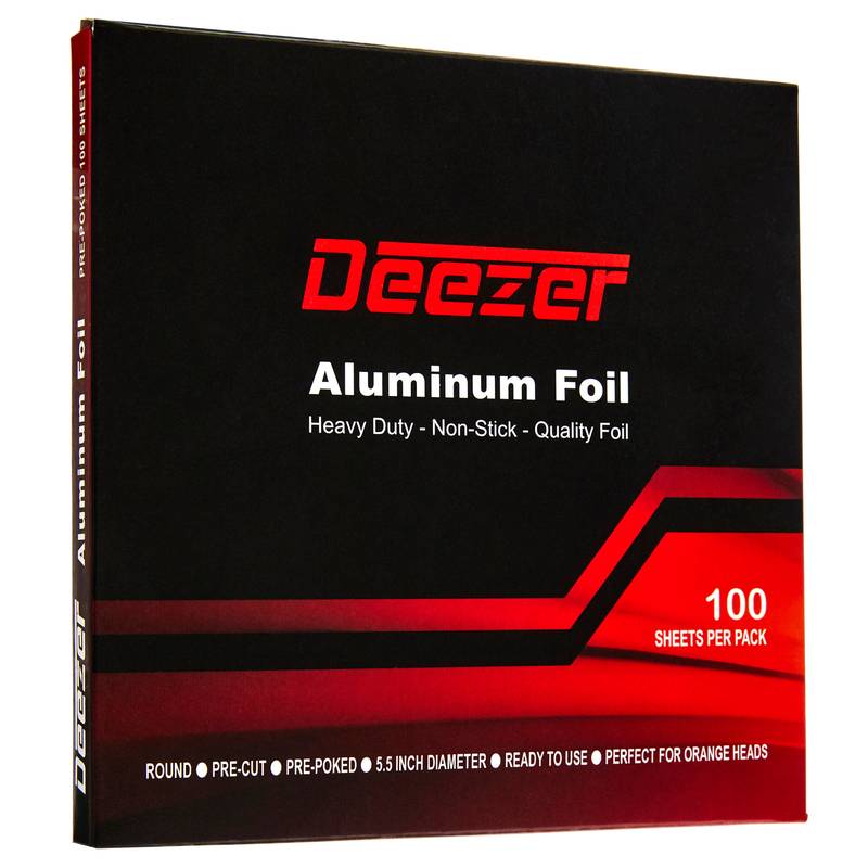 Deezer Pre-Cut Aluminum Foil 100ct