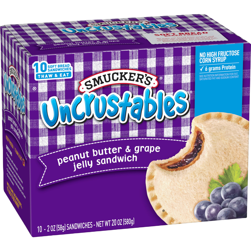 Smucker's Frozen Uncrustables PB & Grape 10ct