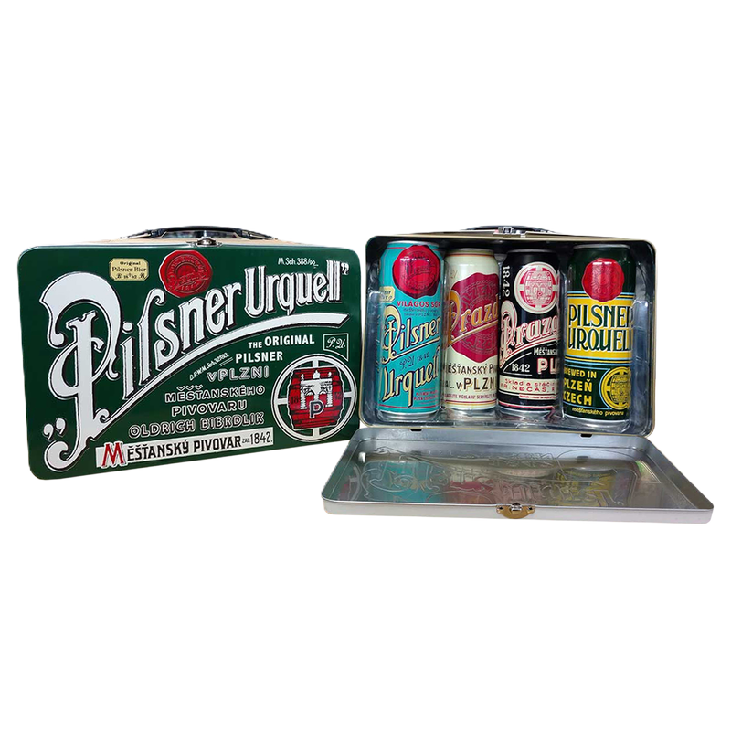 Pilsner Urquell Lunch Box Collectors Edition 4pk 16.9oz Can 4.4% ABV