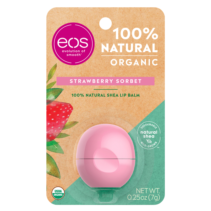 EOS, Lip Balm, Strawberry Sorbet, .25 oz (7 g)