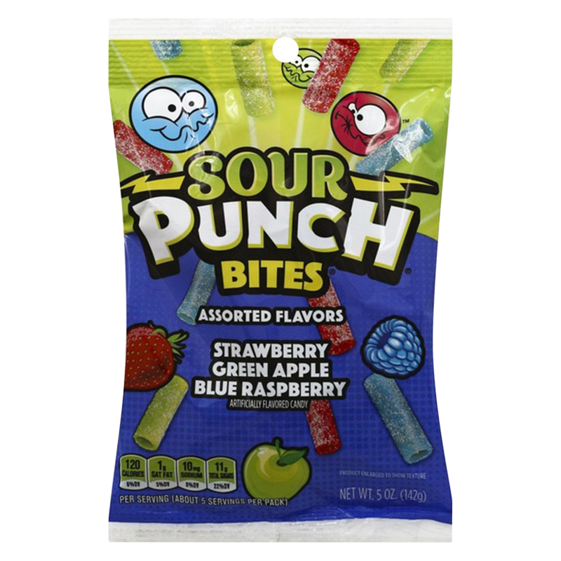Sour Punch Assorted Flavors Bites 5oz