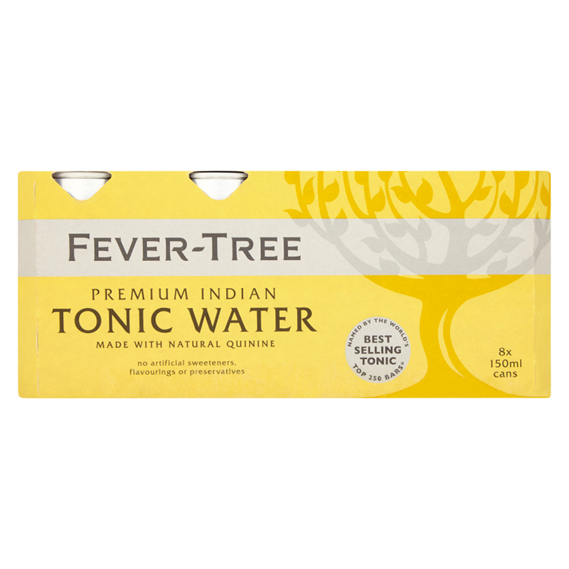 Fever Tree Indian Tonic Water, 8 x 150ml