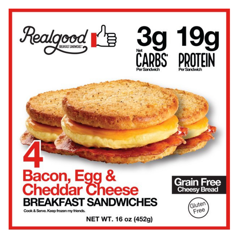 Real Good Foods Breakfast Sandwich Bacon