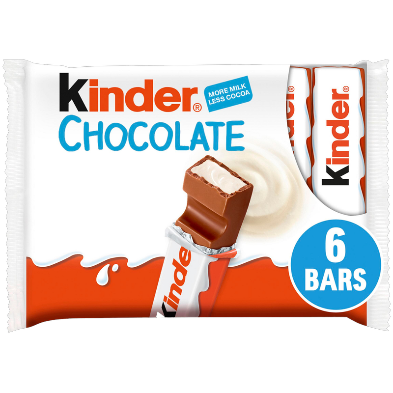 Kinder Chocolate Snackbars 6x21g, 126g
