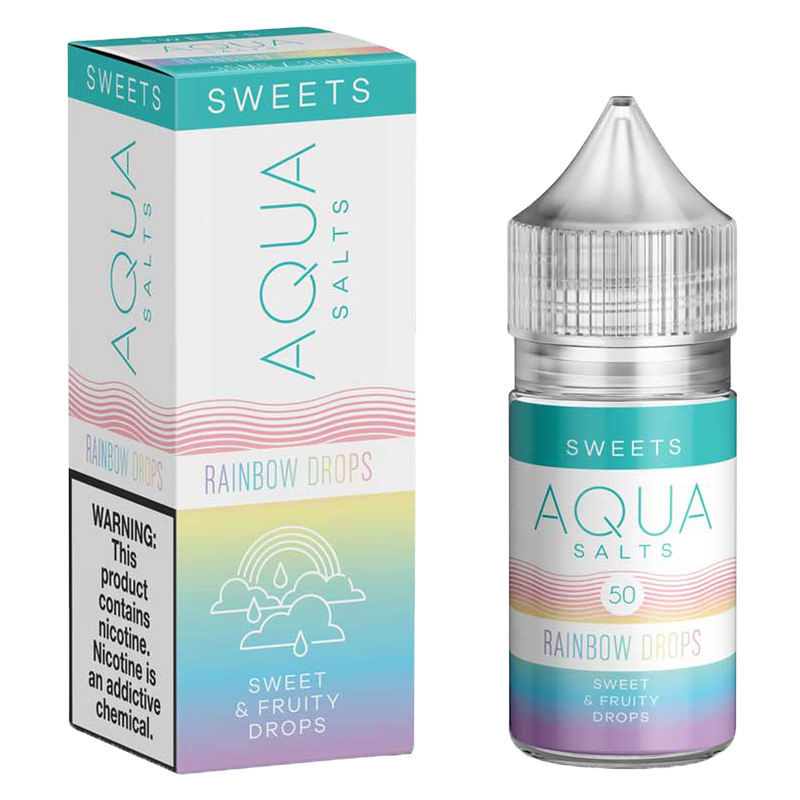 Aqua Rainbow 50 Mg Nicotine Salt E-Liquid 30ml