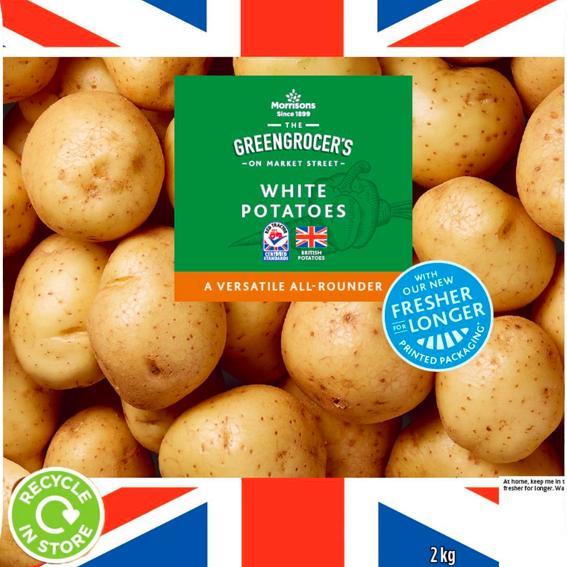 Morrisons White Potatoes, 2kg