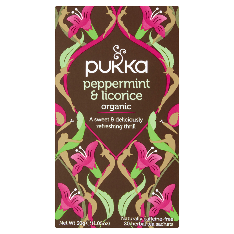 Pukka Peppermint & Licorice Tea, 30g