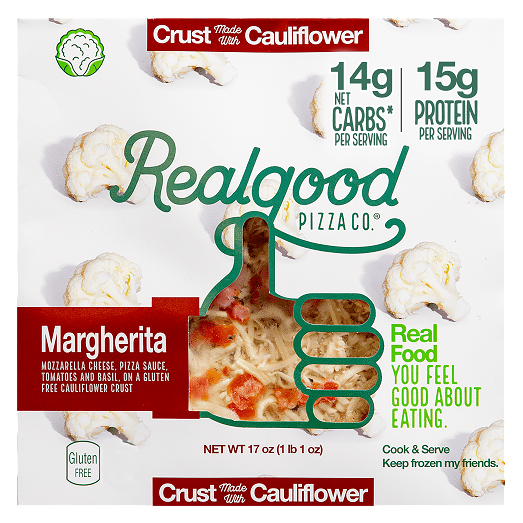 Real Good Foods Pizza Margherita 17oz