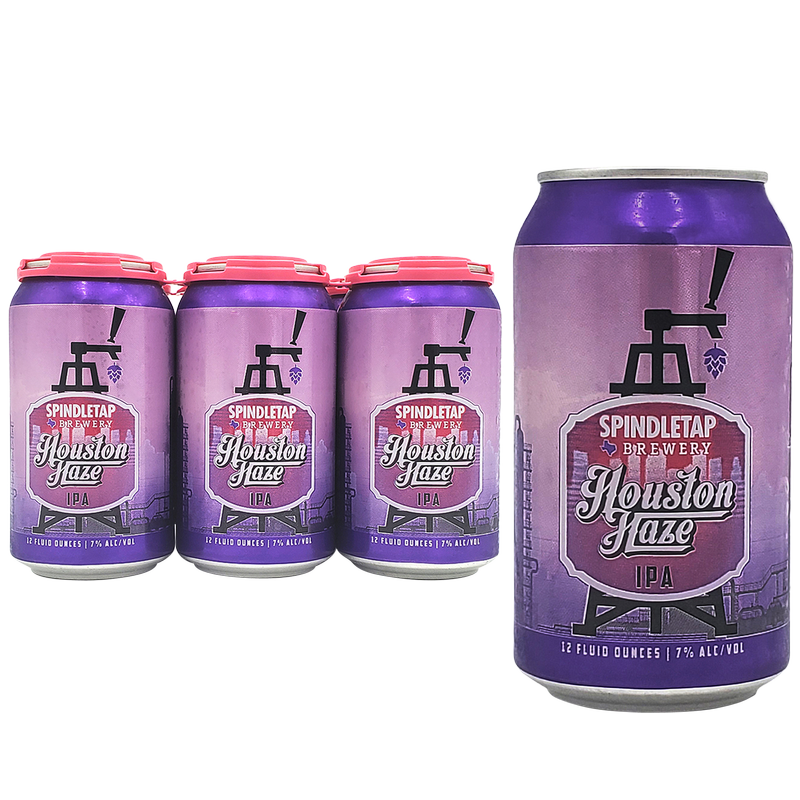 SpindleTap Houston Haze Hazy IPA 6pk 12oz Can 7.0% ABV