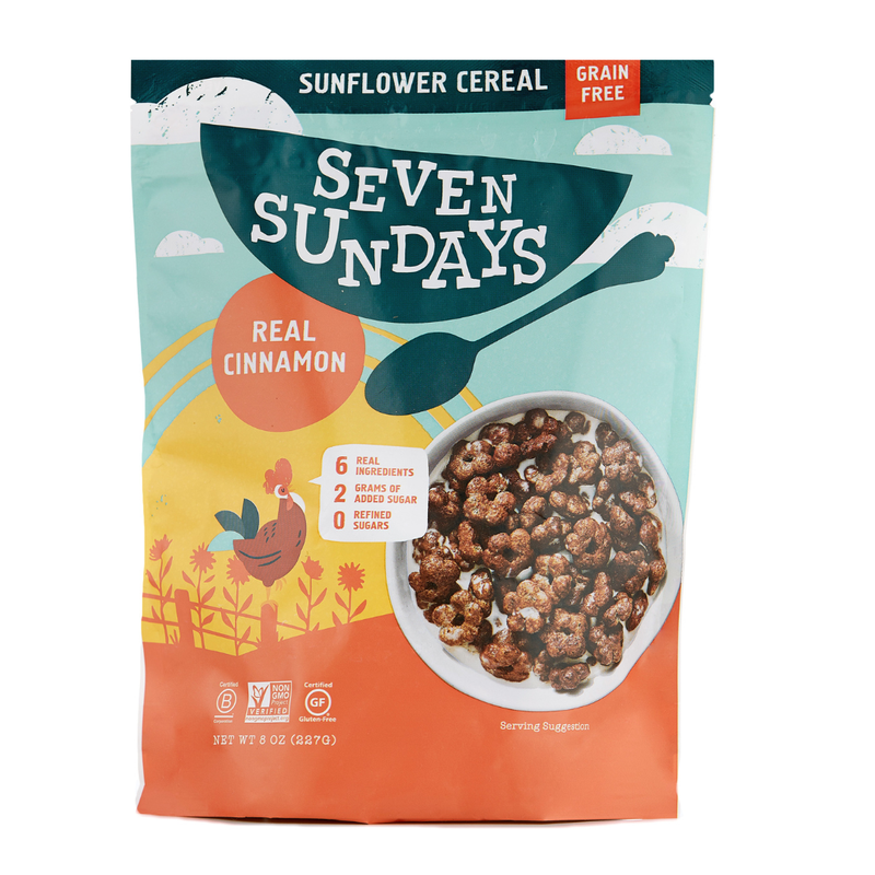 Seven Sundays Real Cinnamon Grain Free Cereal 8oz Box