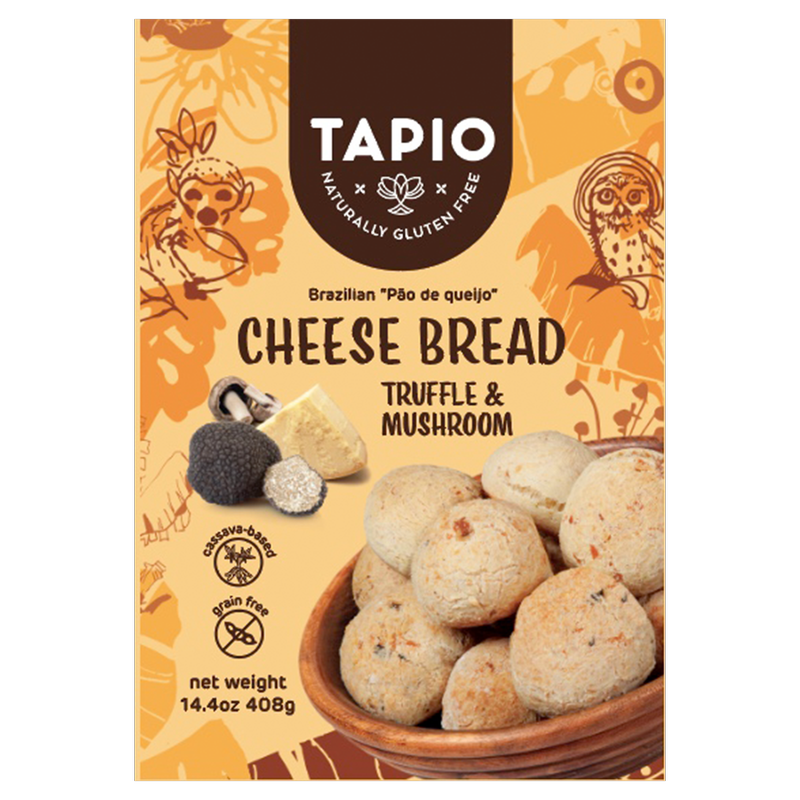 Tapio Brazilian Cheese Bread Truffles & Mushrooms 12ct