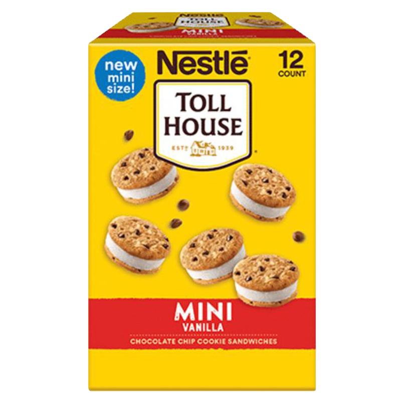 Toll House Mini Ice Cream Sandwichs 12ct