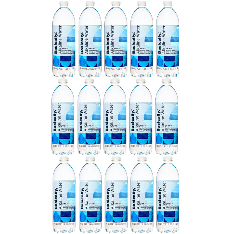 Basically, 700mL Alkaline Water (Pack of 15)