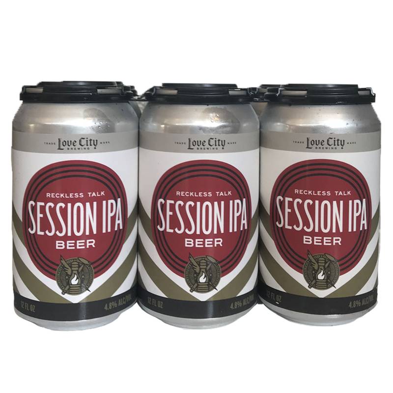 Love City Reckless Talk Session IPA 6 Pack 12 oz Cans