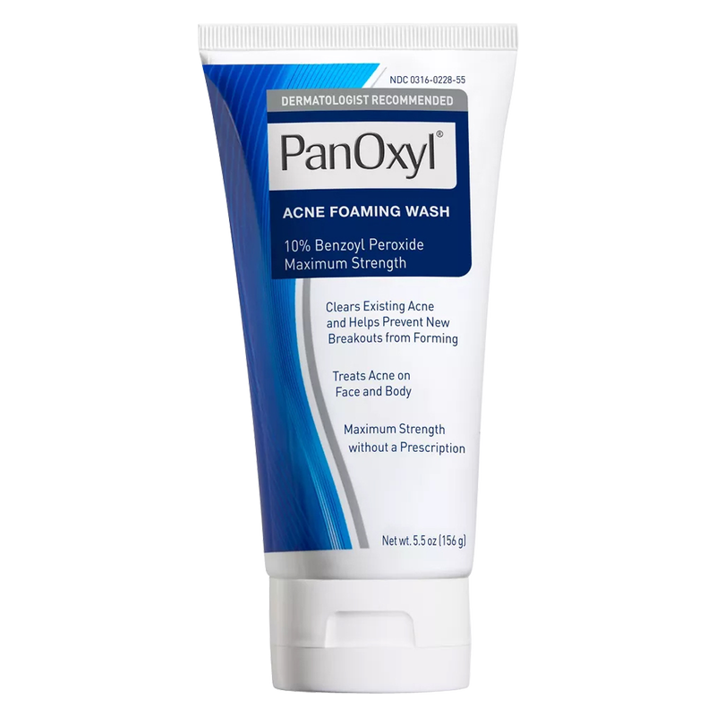 PanOxyl Acne Foaming Wash Benzoyl Peroxide 10 Maximum Strength Bath & Beauty fast delivery by