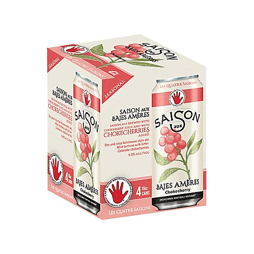 Left Hand Brewing Saison Seasonal - Chokecherry Saison 4pk 16oz Can