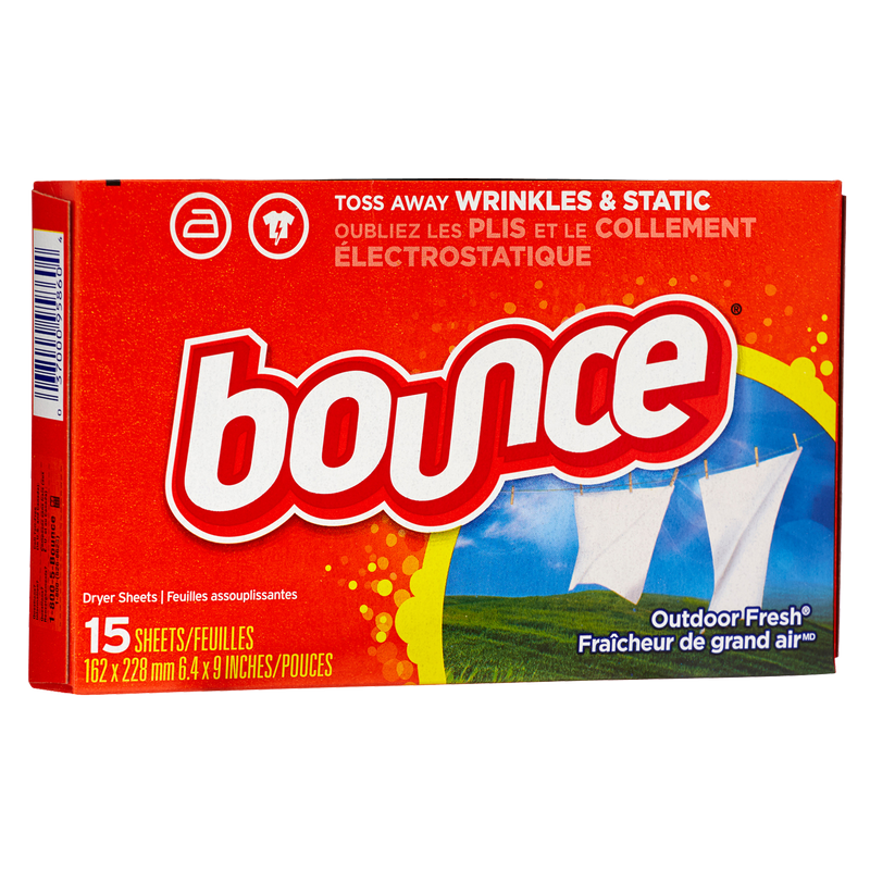 Bounce Outdoor Fresh Scent Dryer Sheets 15ct