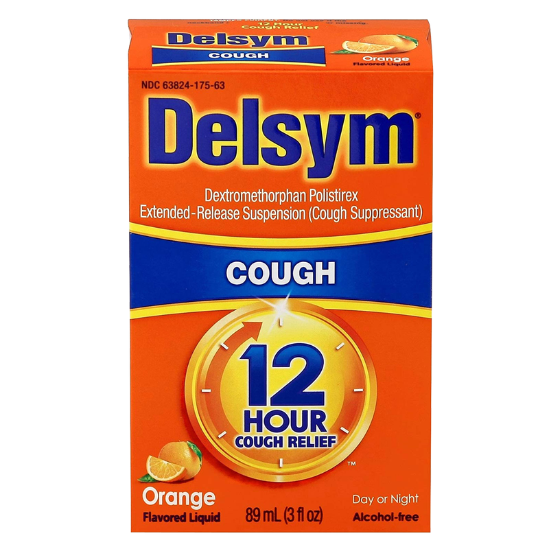 Delsym 12-Hour Cough Relief Orange Liquid 3 oz