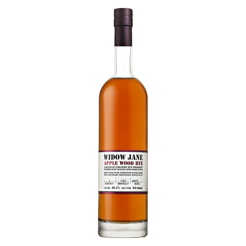 Widow Jane Apple Wood Straight Rye Whiskey 750ml