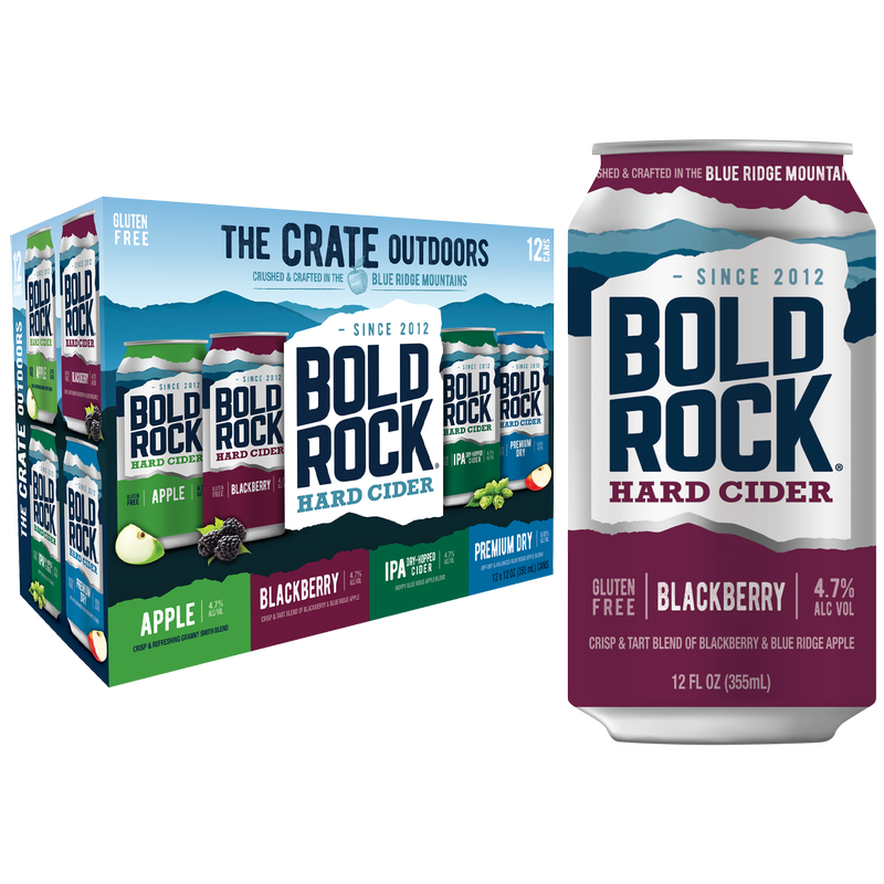 Bold Rock Crate Outdoors Variety 12pk 12oz Can