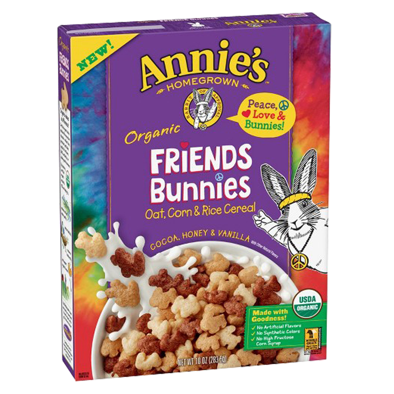 Annie's Homegrown Organic Friends Bunnies Cereal 10oz