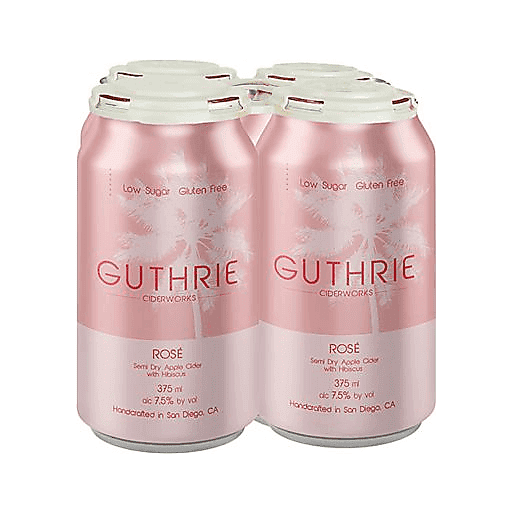 Guthrie CiderWorks Rose Cider 4pk 12oz Can