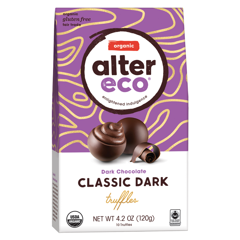 Alter Eco Classic Dark Chocolate Truffles 4.2oz