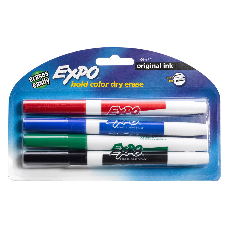 Expo Color Dry Erase Markers 4pk