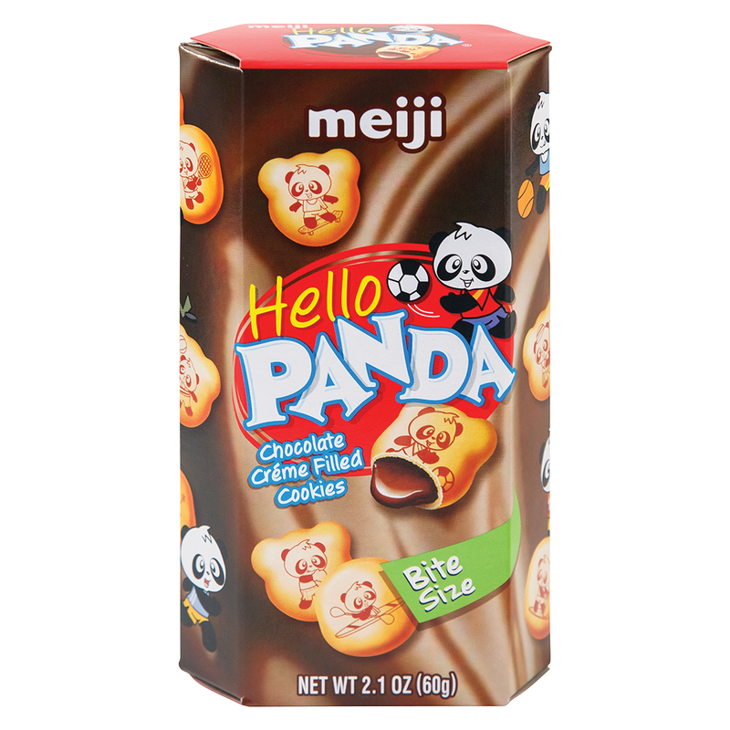 Meiji Hello Panda Chocolate Creme Filled Cookies 2.1oz