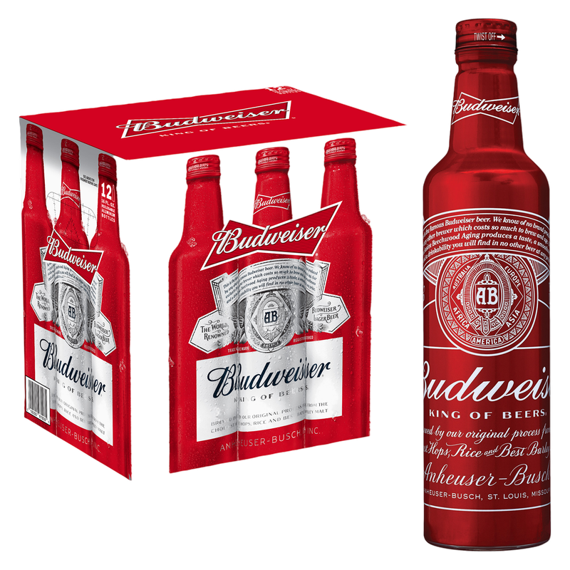 Budweiser 16 Oz Aluminum Red Cups 2-Pack