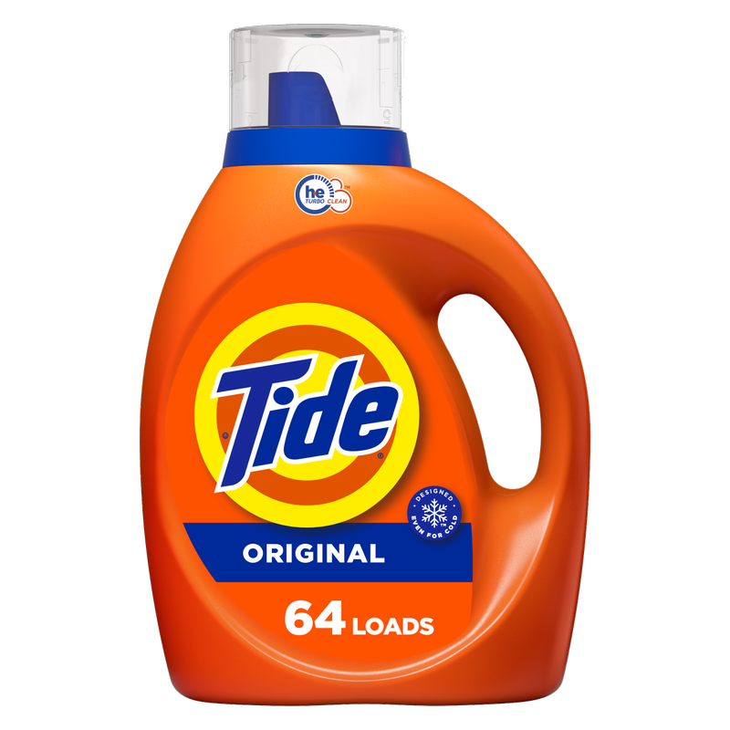 Tide Liquid Laundry Detergent Original Scent HE Compatible 92oz