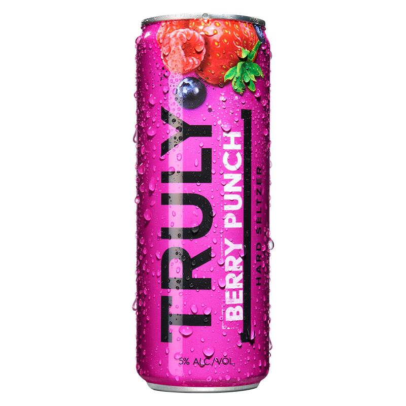 TRULY Berry Punch Hard Seltzer Single 12oz Can 5.0% ABV
