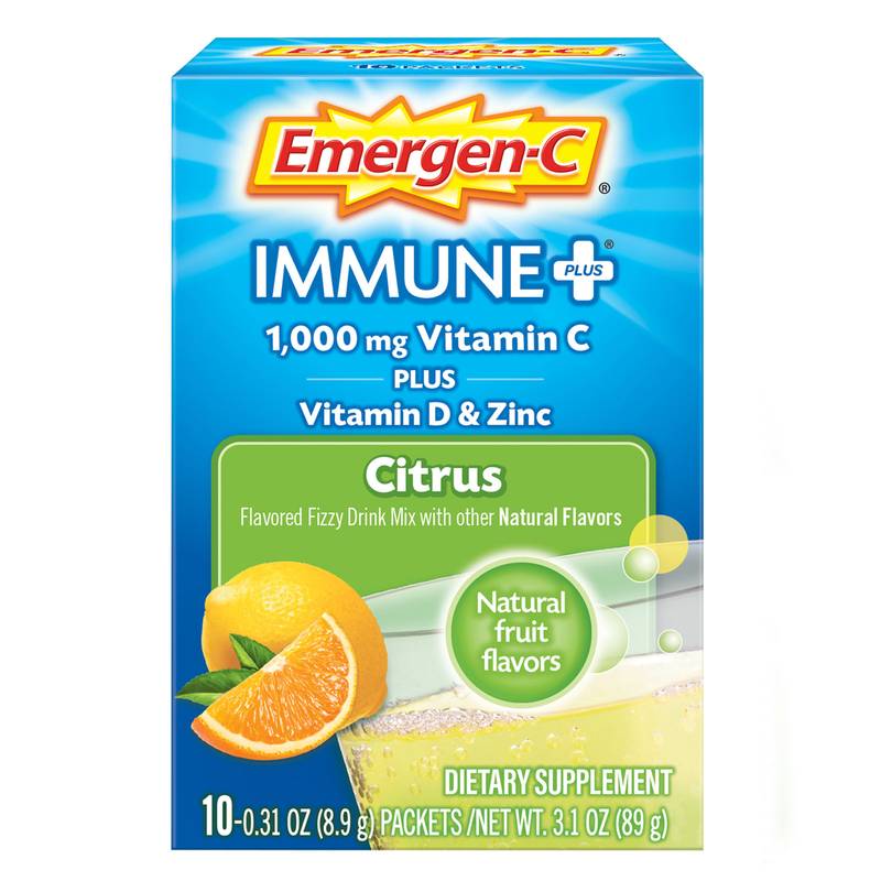 Emergen-C Immune Plus Citrus Drink Mix 10ct