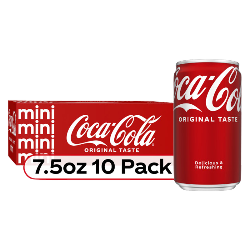 Coca-Cola Classic Mini Cans 10pk 7.5oz