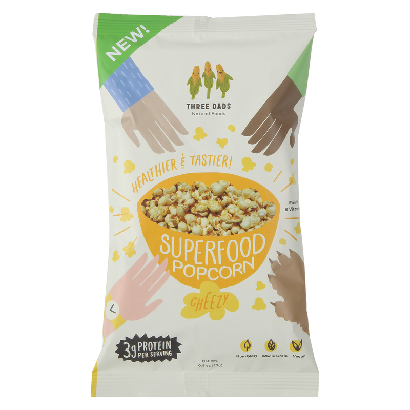 Three Dads Superfood Popcorn 0.8oz