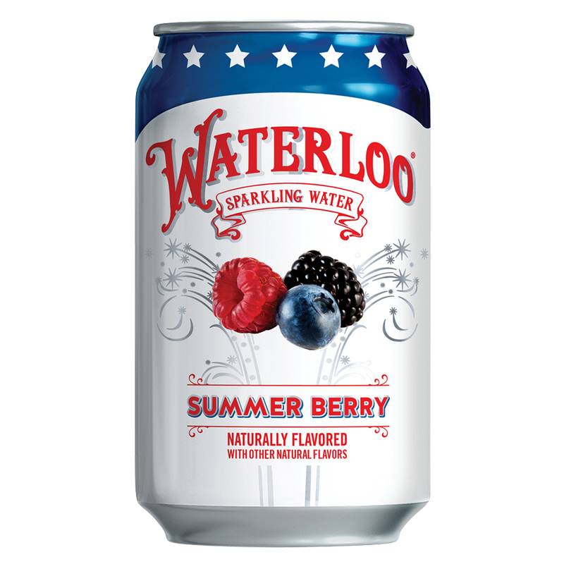 Waterloo Summer Berry Sparkling Water 12oz can