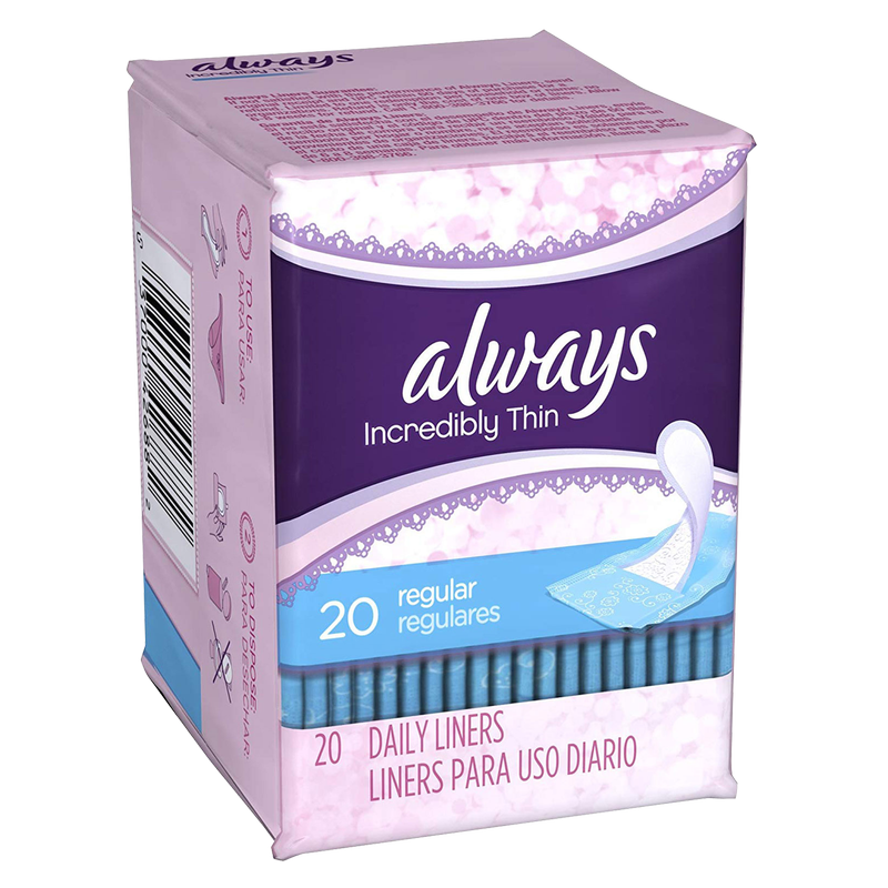 Always Thin Unscented Daily Liners 20ct