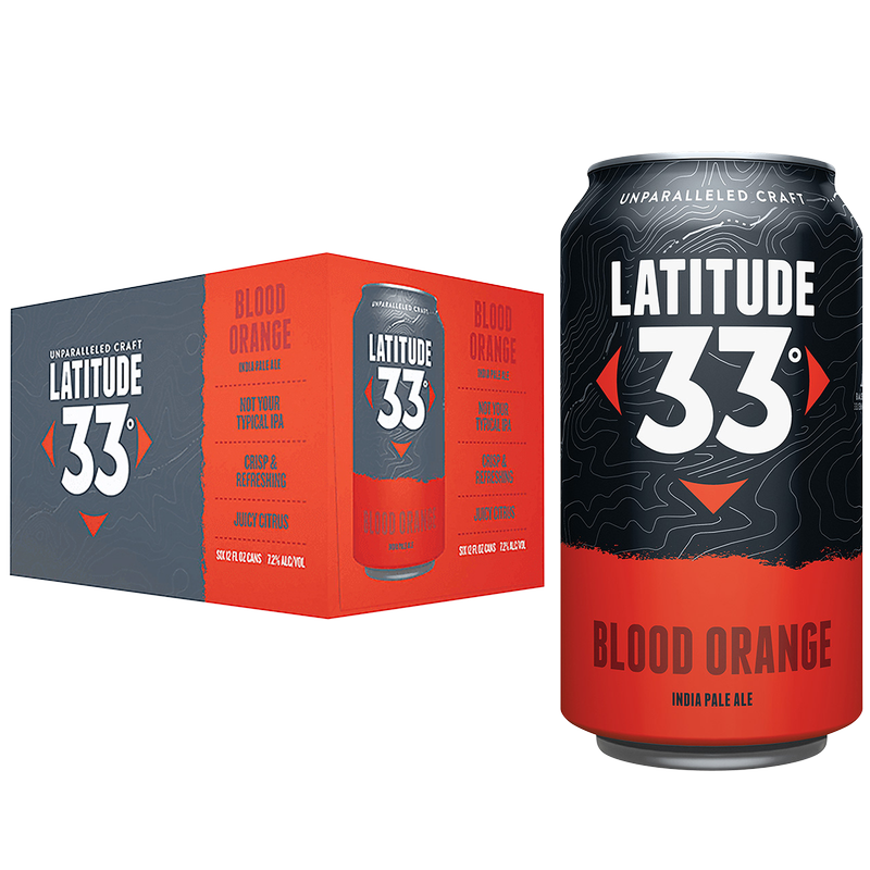 Latitude 33 Blood Orange IPA (6PKC 12 OZ)