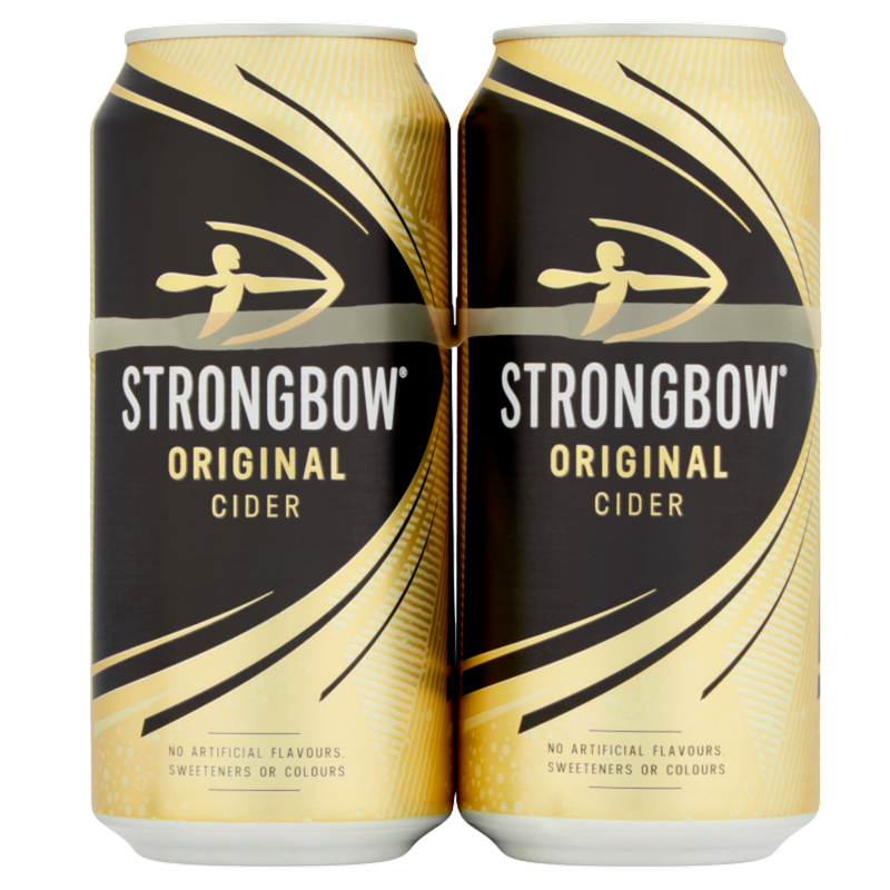 Strongbow Original Cider, 4 x 440ml