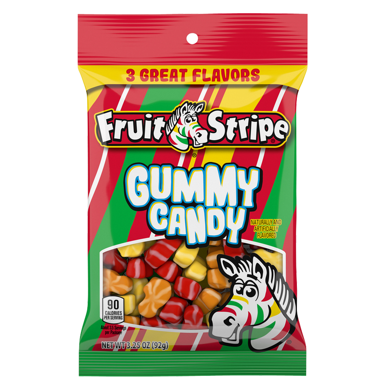 Fruit Stripe Gummy Candy 3.25oz