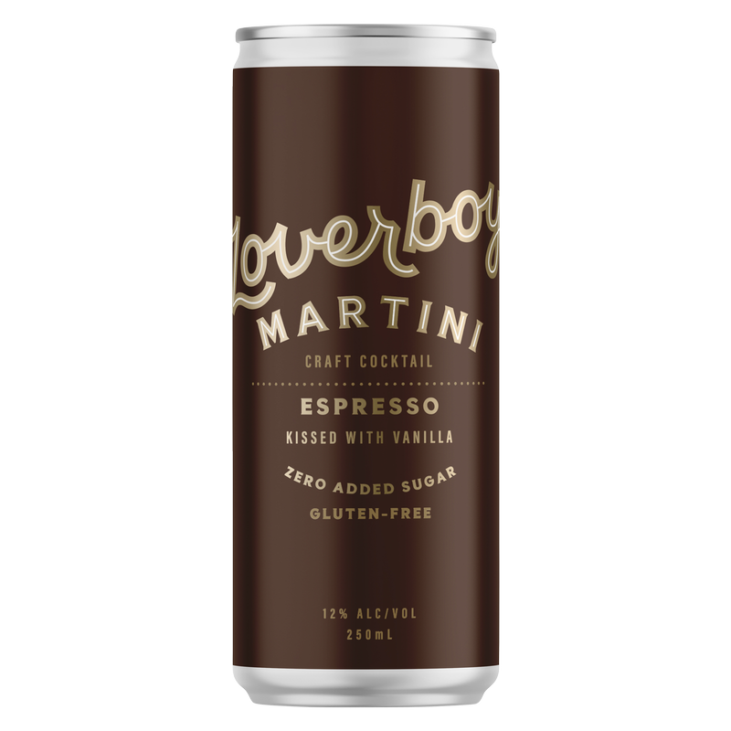Loverboy Espresso Martini 4pk 250ml Can 12.0 ABV Alcohol fast