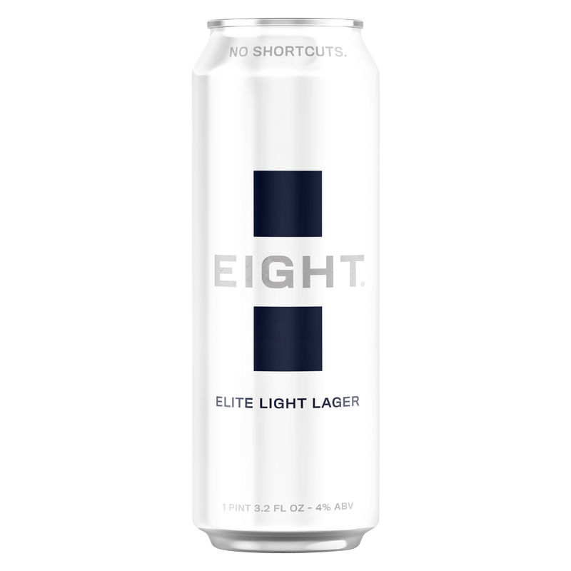 EIGHT Elite Light Lager 19.2oz Can 4.0% ABV