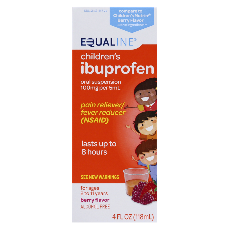Equaline Children's Liquid Berry Pain Relief Ibuprofen 4oz