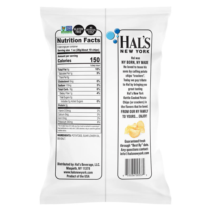 Hal's New York Original Sea Salt Chips 5oz
