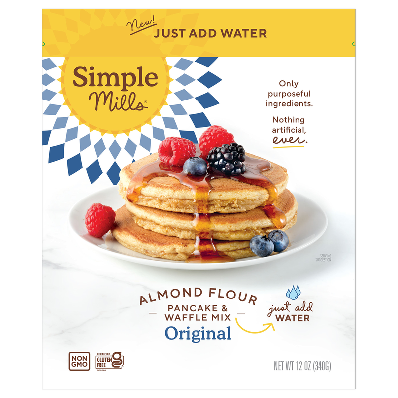 Simple Mills Just Add Water Almond Flour Pancake & Waffle Mix 12oz