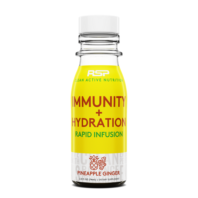 Immunity + Hydration Shot Pineapple Ginger 2.5oz Bottle