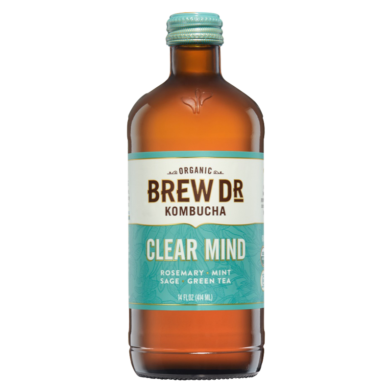 Brew Dr. Clear Mind Kombucha 14oz