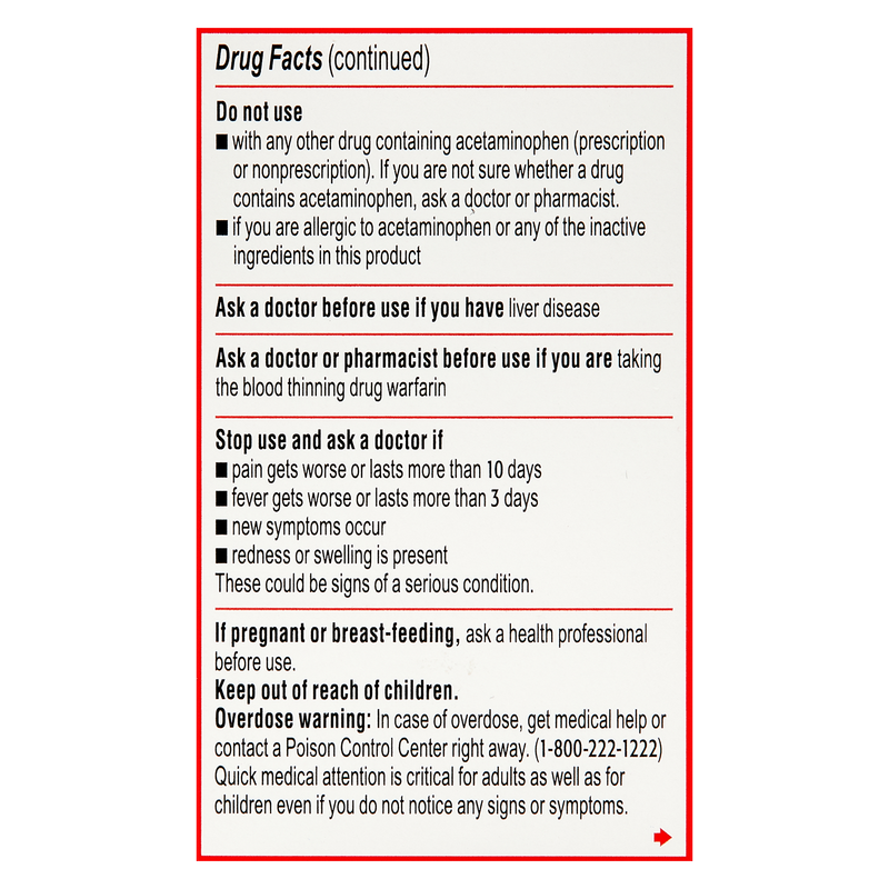 Tylenol Extra Strength Caplets 24ct Health fast delivery by App or Online