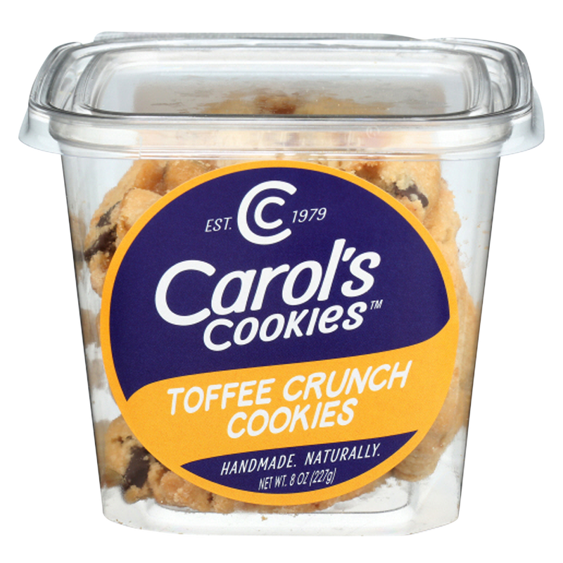 Carol's Cookies Toffee Crunch Mini Cookies 8oz